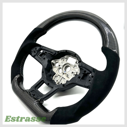 Volkswagen Golf Mk7/7.5 Carbon Fibre Steering Wheel - Alcantara Leather