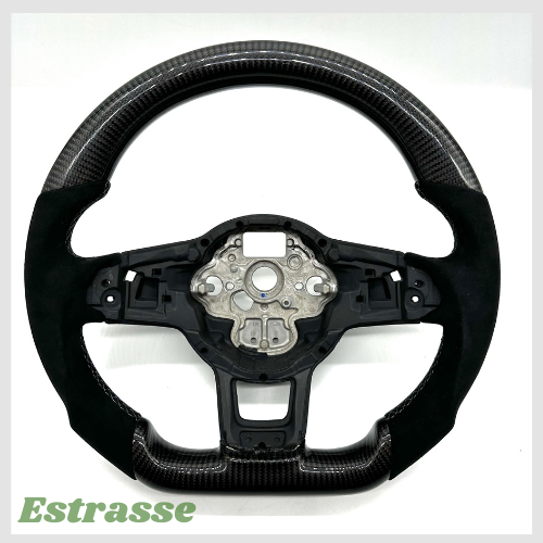 Volkswagen Golf Mk7/7.5 Carbon Fibre Steering Wheel - Alcantara Leather